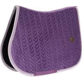 Podsedlová dečka KENTUCKY Velvet contrast, DR, royal purple, FULL
