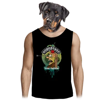 Pánské tílko Bastard Hororskop - Střelec pánské tílko Black