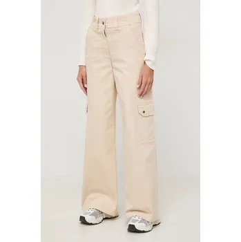 Dámské kalhoty Kalhoty Boss Orange 50505626 béžová 08X, vel. 38