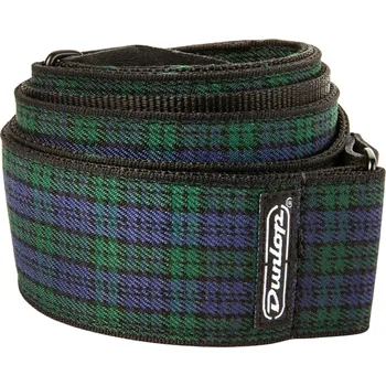Kytarový popruh Dunlop D6731 Jacquard Blackwatch Plaid Kytarový pás