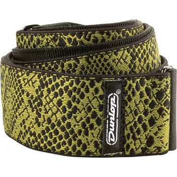 Kytarový popruh Dunlop D6724 Jacquard Serpentine Green Kytarový pás