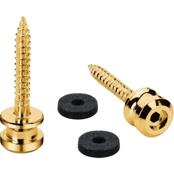 Kytarový popruh Schaller 24070500 Buttons L Gold Strap Lock