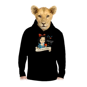 Chlapecká mikina Bastard Neotravuj mě! – Život není pohádka dětská mikina klokanka Black