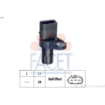 Kliková hřídel Generátor impulsů, klikový hřídel FACET 9.0473