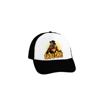 Kšiltovka Bastard Shalom! kšiltovka truckerka Black cap
