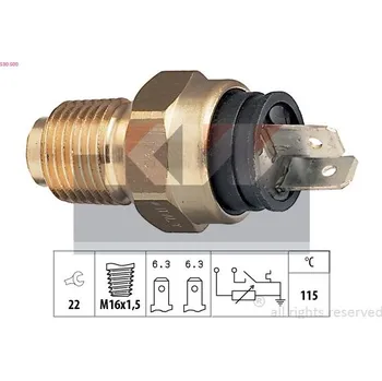 Čidlo automobilu Snímač, teplota chladiva KW 530 500