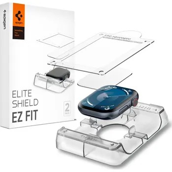 Příslušenství k chytrým hodinkám Spigen Elite Shield EZ Fit ochranná fólie pro Apple Watch 10 42 mm čirá 2 ks