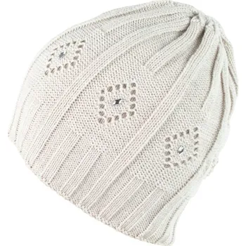 Čepice Čepice zdobená perličkami béžová