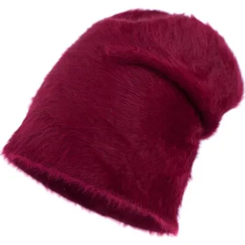 Čepice Bordó huňatá houmleska