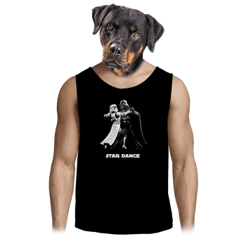 Pánské tílko Bastard Star dance pánské tílko Black