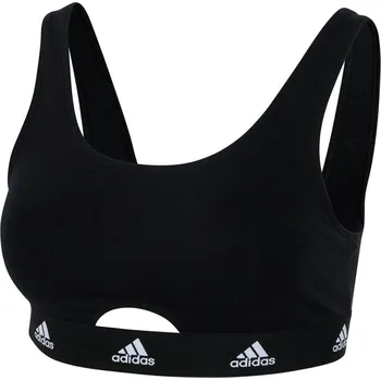Kalhotky adidas Active Comfort Cotton Scoop Bralette Black 18 (2XL)