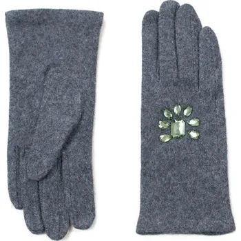 Šála Rukavice s ozdobou šedé