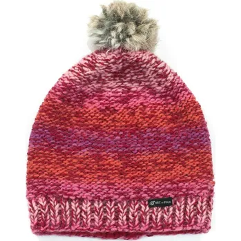 Čepice Zimní čepice Pompom červená