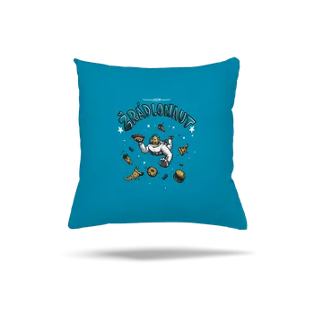 Polštář Bastard Žrádlonaut polštář Blue Turquoise