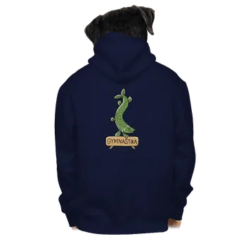 Pánská mikina Bastard Gymnaštika pánská mikina na zip Navy