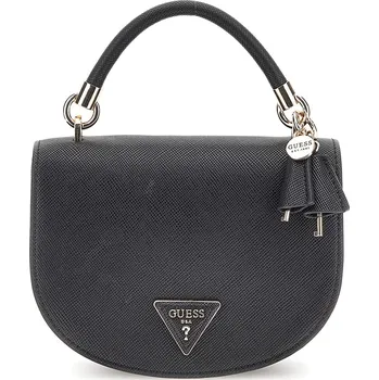 Kabelka Kabelka GUESS GIZELE MINI SADDLE CROSSBODY HWVG9195770-BLA – Černá