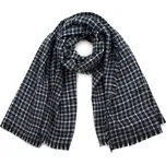 Kostkovaná šála tmavá