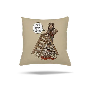 Polštář Bastard Buď nad věcí polštář Beige