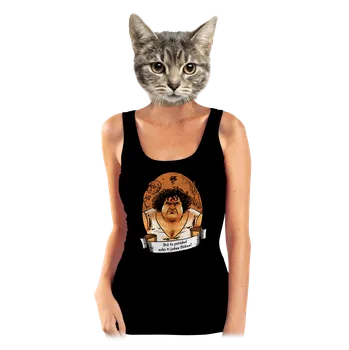 Bastard B14: Slunce seno jahody dámské tílko klasické Black