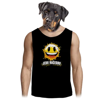 Pánské tílko Bastard Jedu načerno pánské tílko Black