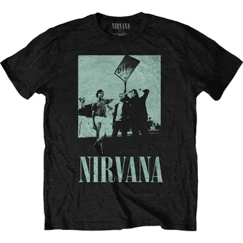 Pánské tričko Nirvana Dips Black S Tričko