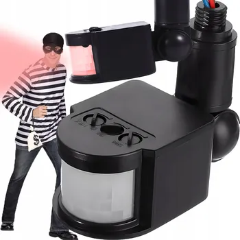 Zabezpečovací technika Pohybový senzor Retoo černý