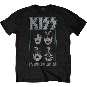 Pánské tričko Kiss Tričko Made For Lovin' You Unisex Black 2XL