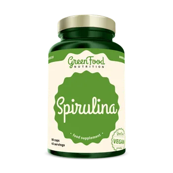 Zdraví GreenFood Nutrition Spirulina 90 kapslí