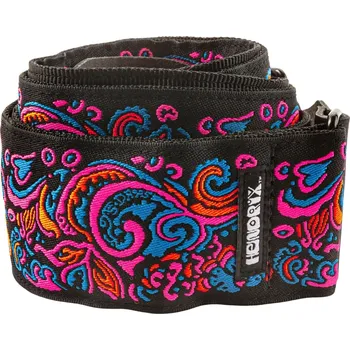 Kytarový popruh Dunlop JH28 Hendrix Blacklight Love Drops Pink Kytarový pás