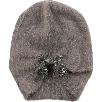 Čepice Angorská čepice hnědá