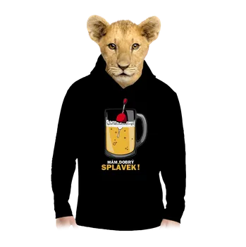 Chlapecká mikina Bastard Splávek dětská mikina klokanka Black