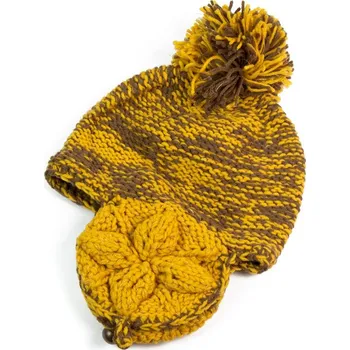 Čepice Hořčicová čepice s ušima