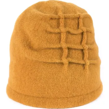 Čepice Hořčicová čepice se zdobením