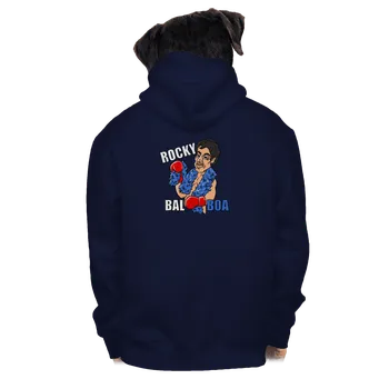 Pánská mikina Bastard Rocky Bal boa pánská mikina na zip Navy