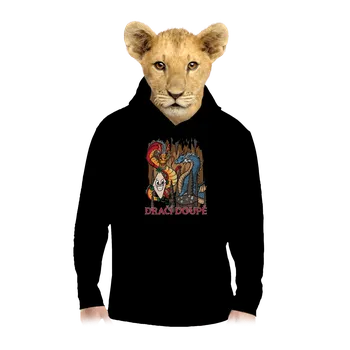 Chlapecká mikina Bastard Dračák dětská mikina klokanka Black