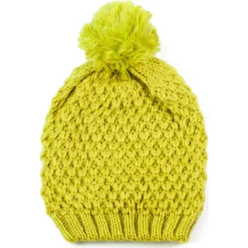 Čepice Zimní čepice s bambulí světle zelená