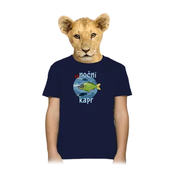 Chlapecké tričko Bastard Vánoční kapr dětské tričko tmavě modrá