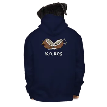 Pánská mikina Bastard Kokos pánská mikina na zip Navy