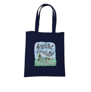 Nákupní taška Bastard Sním o Vánocích taška French Navy