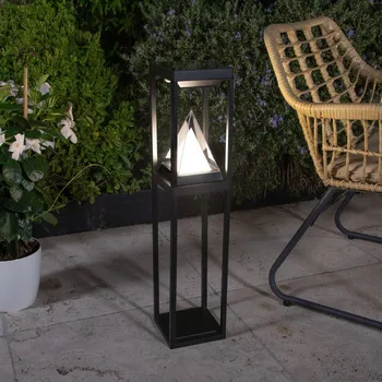 Lampička OSRAM SMART+ LED osvětlení cesty solární ALPS, černé, senzor IP44 černá LED 6 W celkem - Doprava zdarma