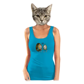 Bastard Tikání dámské tílko klasické Blue Atol