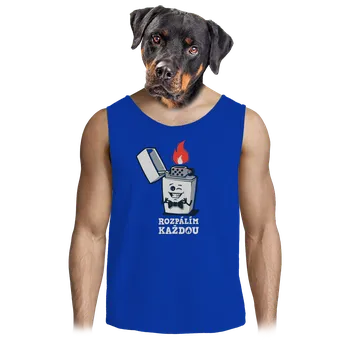 Pánské tílko Bastard Rozpálím každou pánské tílko Royal Blue