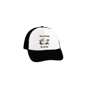 Kšiltovka Bastard Maxipes Šlofík kšiltovka truckerka Black cap