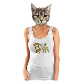 Bastard Tak jde čas dámské tílko klasické White