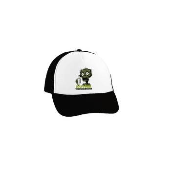 Kšiltovka Bastard Zombie kávička kšiltovka truckerka Black cap