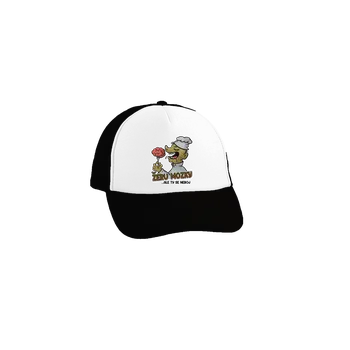 Kšiltovka Bastard Žeru mozky kšiltovka truckerka Black cap