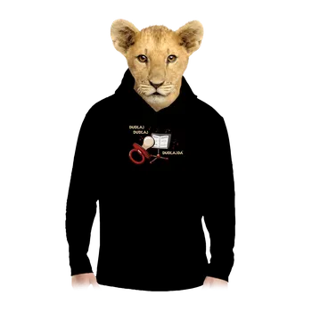 Chlapecká mikina Bastard Dudlajdá dětská mikina klokanka Black