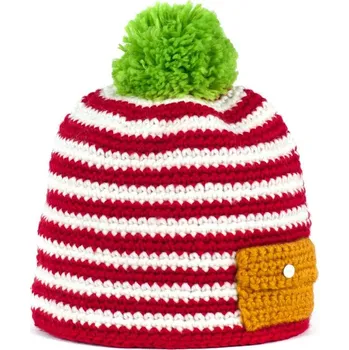 Čepice Ručně pletená čepice s kapsou růžová