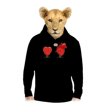 Chlapecká mikina Bastard Srdeční záležitost dětská mikina klokanka Black