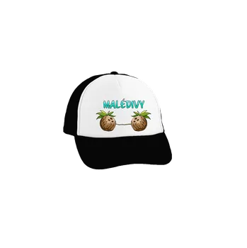 Kšiltovka Bastard Malédivy kšiltovka truckerka Black cap